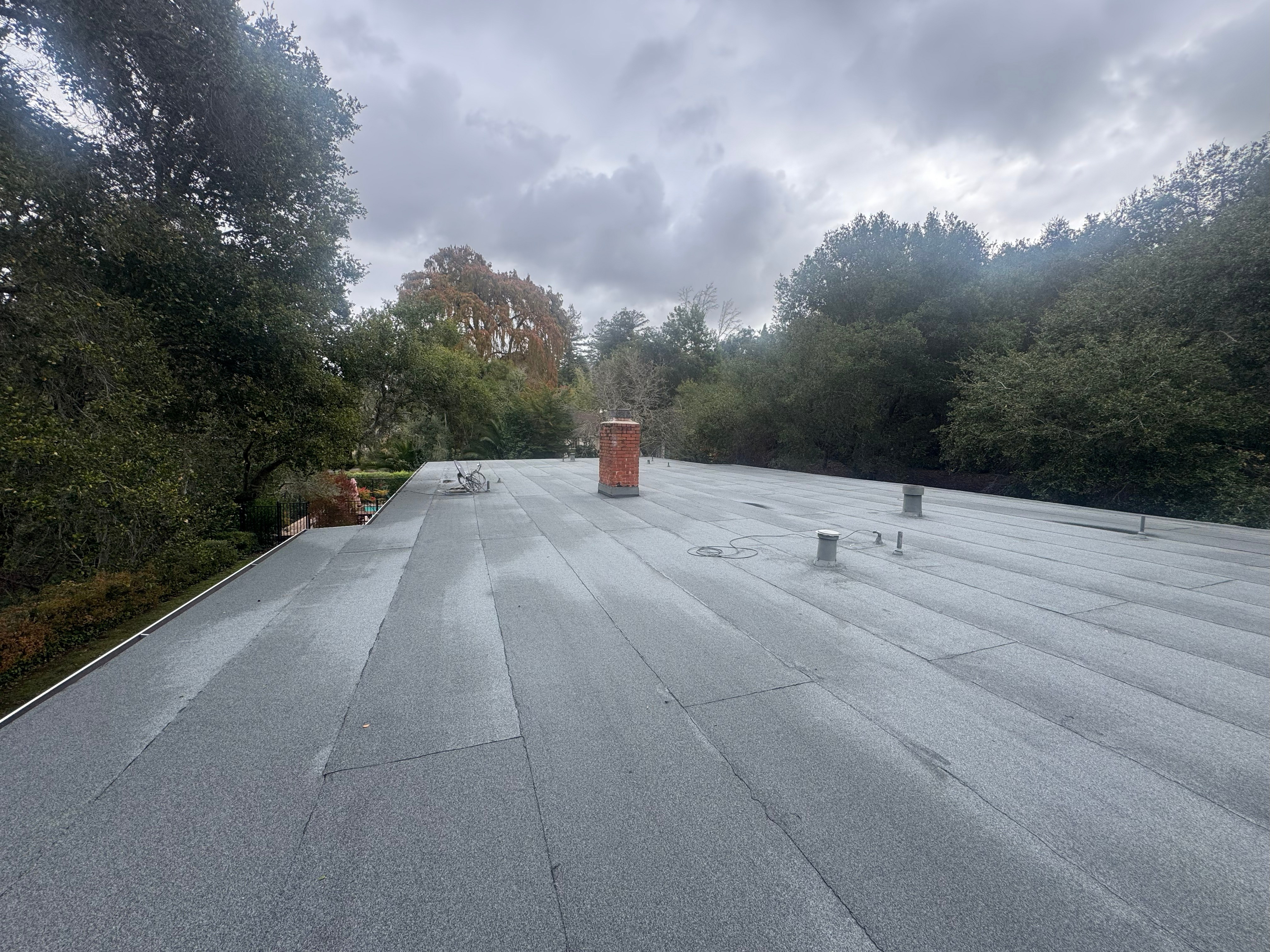 After - Complete Flat Roof Replacement - Stanford
